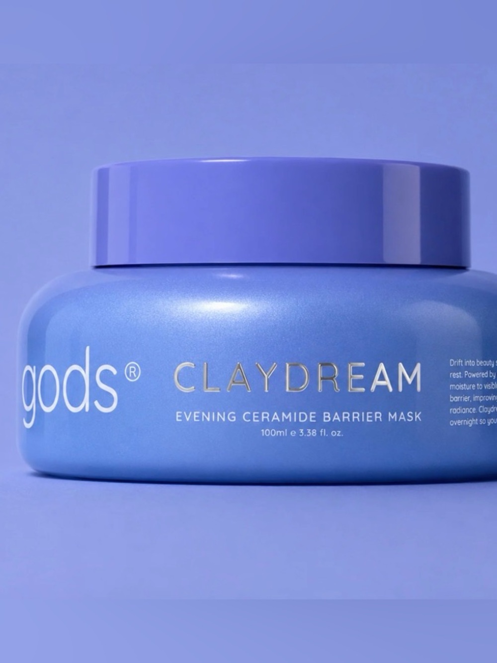 dew OF THE gods Claydream Evening Ceramide Barrier Mask NIB Sealed